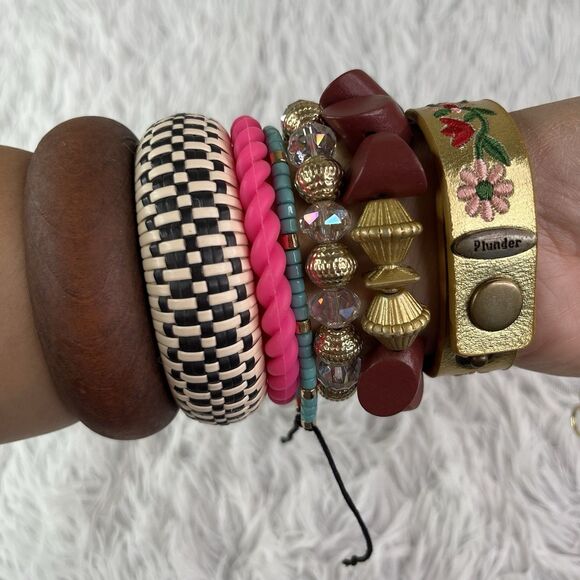 Plunder Jewelry Design Assorted Elastic Women’s Bracelet Wristband Wristlet 8 - Picture 8 of 11